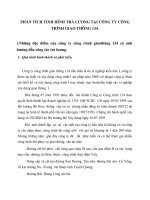 PHÂN TÍCH TÌNH HÌNH TRẢ LƯƠNG TẠI CÔNG TY CÔNG TRÌNH GIAO THÔNG 134