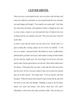 CLEVER GRETEL -GRIMM’S FAIRY TALES