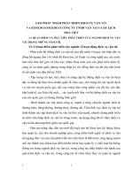 GIẢI PHÁP  NHẰM PHÁT TRIỂN DỊCH VỤ VẬN TẢI