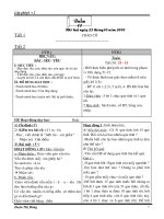 Giáo án ghép 1+2 tuần 11 CKT