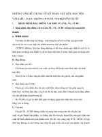 NHỮNG VẤN ĐỀ CHUNG VỀ KẾ TOÁN VẬT LIỆU,NGUYÊN VẬT LIỆU ,CCDC.TRONG DOANH  NGHIỆP SẢN XUẤT