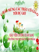 BÀI 53 MÔI TRƯỜNG SỐNG VÀ SỰ VẬN ĐỘNG DI CHUYỂN