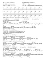 bài ktra só 2 khối 11