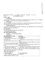 GIÁO ÁN HÓA HỌC 12