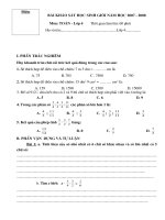 bai thi hoc sinh gioi lop 4