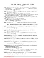 Chuên đề K/sát h/số - Tiếp tuyến của đường cong