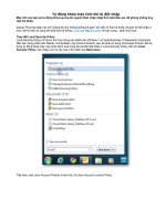 Tự động khóa máy khi bị đột nhập