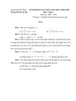 Đề thi HSG huyện Lộc Hà(Toán)