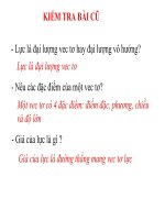 can bang cua mot vat chiu tac dung cua hai vlwcj vaba luc khong song song