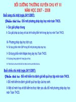 BỒI DƯỠNG CHU KỲ 2