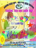 Tiết 40. Luyện tập