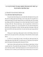 LÝ LUẬN CƠ BẢN VỀ HOẠT ĐỘNG THANH TOÁN THẺ TẠI NGÂN HÀNG THƯƠNG MẠI