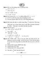 Bộ đề thituyểnlớp10TPHCM ( 15 đề )