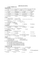 de thi hoc ki 1 lop 10