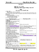 Giáo án lớp 2 tuàn 1 -10 Ngọc Hà