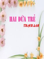 Hai đứa trẻ (Thạch Lam)