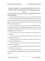 MỘT SỐ Ý KIẾN ĐỀ XUẤT NHẰM HOÀN THIỆN CÔNG TÁC KẾ TOÁN CHI PHÍ VÀ TÍNH GIÁ THÀNH TẠI CÔNG TY CỔ PHẦN NHỰA BẠCH ĐẰNG