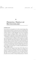 Principal People of Biotechnology