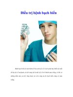 Điều trị bệnh bạch biến