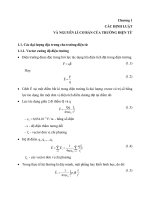 TRƯỜNG ĐIỆN TỪ - ELECTROMAGNETIC FIELD THEORY - chương 2