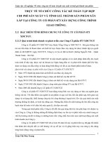 THỰC TẾ TỔ CHỨC CÔNG TÁC KẾ TOÁN TẬP HỢP CHI PHÍ SẢN XUẤT VÀ TÍNH GIÁ THÀNH SẢN PHẨM XÂY LẮP TẠI CÔNG TY CỔ PHẦN 873 XÂY DỰNG CÔNG TRÌNH GIAO THÔNG