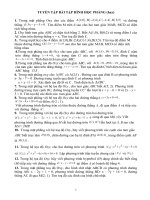 TUYỂN TẬP BÀI TẬP HÌNH HỌC PHẲNG (hay)