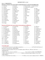 ÔN TẬP KT 45'''' LẦN 2 TIẾNG ANH 11