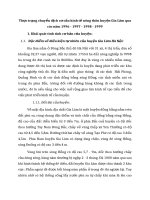 Thực trạng chuyển dịch cơ cấu kinh tế nông thôn huyện Gia Lâm qua các năm 1996