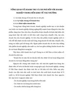 TỔNG QUAN VỀ DOANH THU VÀ CHI PHÍ ĐỐI VỚI DOANH NGHIỆP TRONG NỀN KINH TẾ THỊ TRƯỜNG