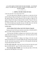 LÝ LUẬN CHUNG VỀ KẾ TOÁN TÀI SẢN CỐ ĐỊNH    VÀ VẤN ĐỀ NÂNG CAO HIỆU QUẢ SỬ DỤNG TÀI SẢN CỐ ĐỊNH TRONG CÁC DOANH NGHIỆP