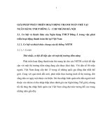 GIẢI PHÁP PHÁT TRIỂN HOẠT ĐỘNG THANH TOÁN THẺ TẠI NGÂN HÀNG TMCP ĐÔNG Á CHI NHÁNH HÀ NỘI