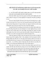 MỘT SỐ ĐỀ XUẤT NHẰM HOÀN THIỆN CÔNG TÁC KẾ TOÁN NGUYÊN VẬT LIỆU TẠI XÍ NGHIỆP SẢN XUẤT THIẾT BỊ ĐIỆN