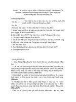 Thủ tục Thủ tục Cho vay thí điểm