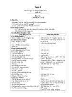 Giáo án lớp 1 tuần 8