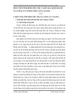 PHÂN TÍCH TÌNH HÌNH TIÊU THỤ VÀ KẾT QUẢ KINH DOANH CỦA CÔNG TY CỔ PHẦN THỦY SẢN CAFATEX