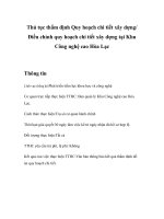 Thủ tục thẩm định Quy hoạch chi tiết xây dựng/ Điều chỉnh quy hoạch chi tiết xây dựng tại Khu Công nghệ cao Hòa Lạc