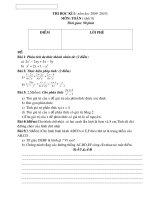 DE THI HK1 TOAN 8 CÓ DÁP AN