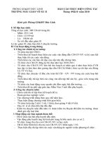 Trường Mẫu giáo Võ  Xu 2 Báo cáo tháng 09 - 10