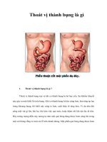 Thoát vị thành bụng là gì