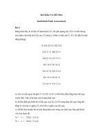 Bài kiểm tra hết môn Kinh tế vĩ mô