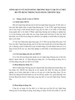 TỔNG QUAN VỀ NGÂN HÀNG THƯƠNG MẠI VÀ QUẢN LÝ RỦI RO TÍN DỤNG TRONG NGÂN HÀNG THƯƠNG MẠI