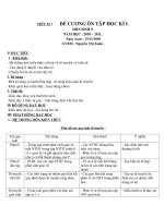 DE CUONG ON TAP SINH 9