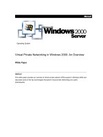 Virtual Private Networking in Windows 2000: An Overview