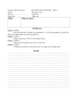 kiểm tra sinh 8 (lần 1)