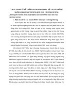 THỰC TRẠNG VỀ KẾ TOÁN KINH DOANH NGOẠI  TỆ TẠI CHI NHÁNH NGÂN HÀNG CÔNG THƯƠNG KHU VỰC CHƯƠNG DƯƠNG