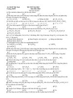 Đề ôn thi đại học môn Hóa 2