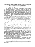 NHỮNG PHƯƠNG HƯỚNG  BIỆN PHÁP CHỦ YẾU NHẰM ĐẨY MẠNH TIÊU THỤ SẢN PHẨM Ở CÔNG TY DA GIẦY HÀ NỘI