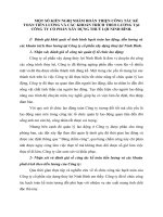 MỘT SỐ KIẾN NGHỊ NHẰM HOÀN THIỆN CÔNG TÁC KẾ TOÁN TIỀN LƯƠNG VÀ CÁC KHOẢN TRÍCH THEO LƯƠNG TẠI CÔNG TY CỔ PHẦN XÂY DỰNG THUỶ LỢI NINH BÌNH