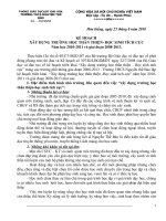 KH Xây dựng THTT NH: 2010-2011