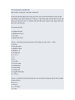 Tên và bút danh của BÁC HỒ